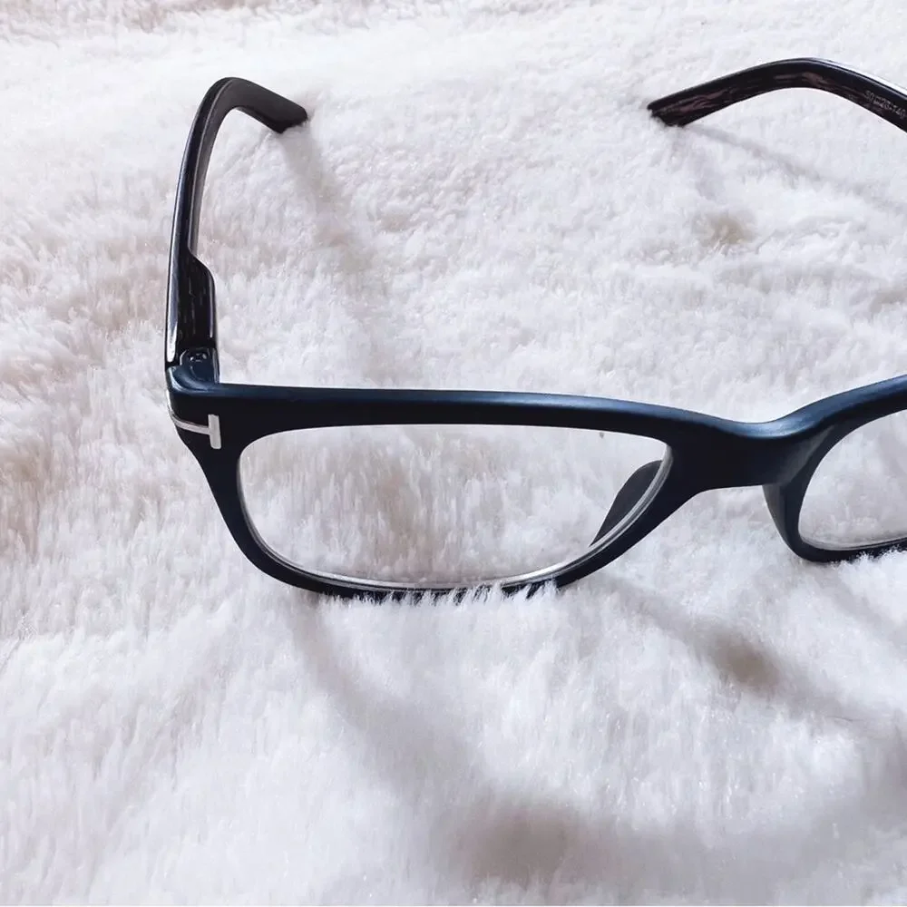 Olivia Blue with Dark Wood Reader Glasses - Picture 6 of 11